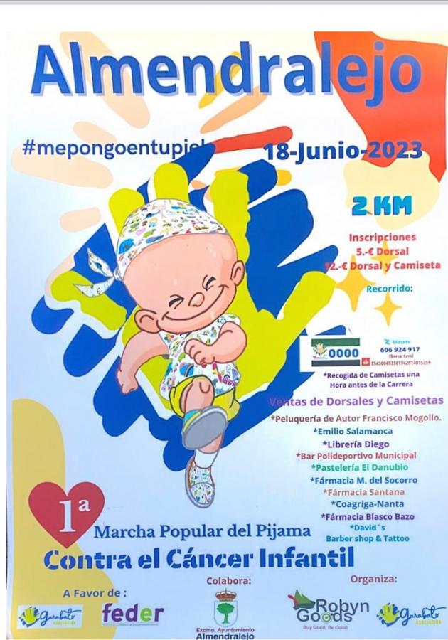 La plataforma Robyn Goods organiza una marcha contra el cáncer infantil