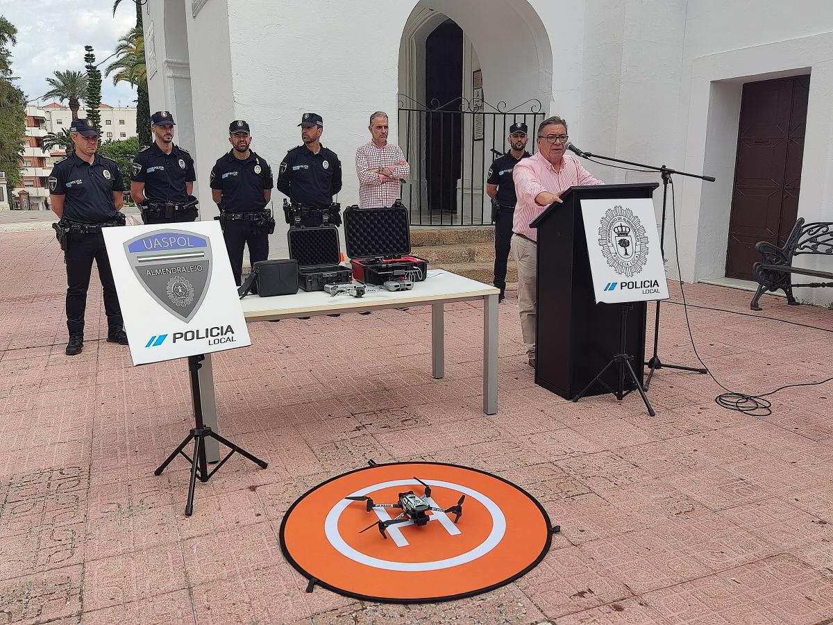 Creada la unidad área de la Policía Local con dos drones para intensificar la vigilancia