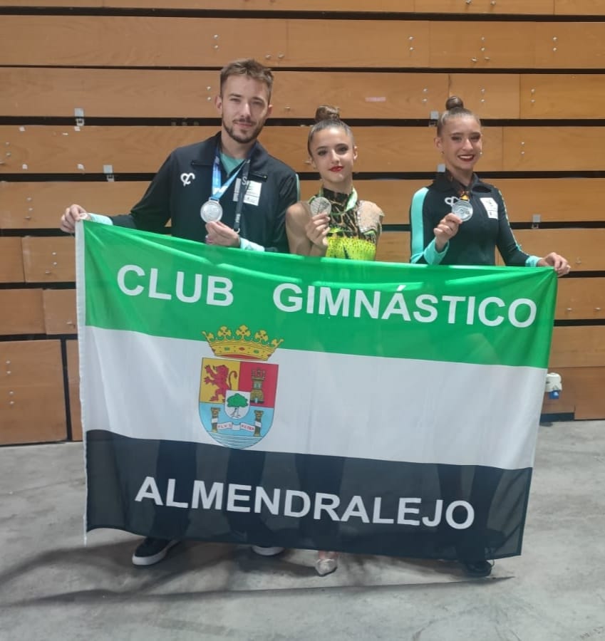 El Club Gimnástico Almendralejo logra tres subcampeonatos de España