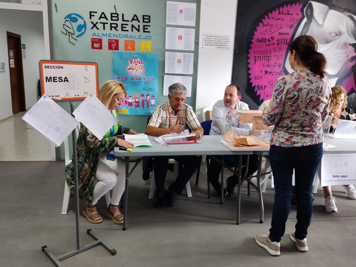 El electorado en Almendralejo se moviliza más en elecciones generales