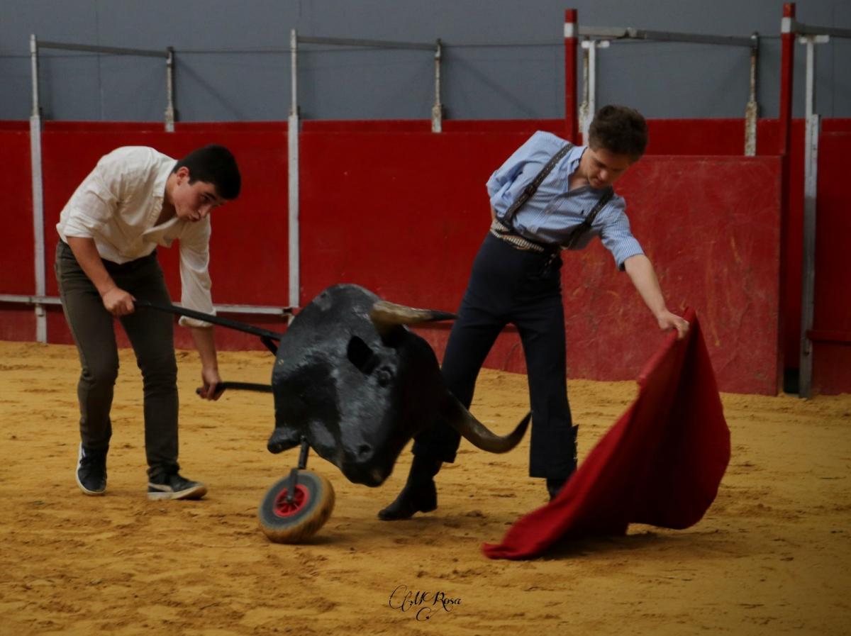 Adrian Monrroy, Jorge Hurtado y Hugo Sánchez en la novillada de la diputación 