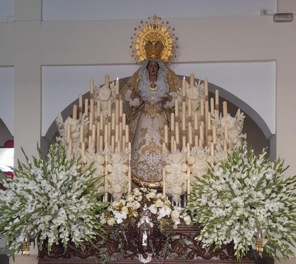 La procesión de la Virgen del Rosario se celebrará este sábado