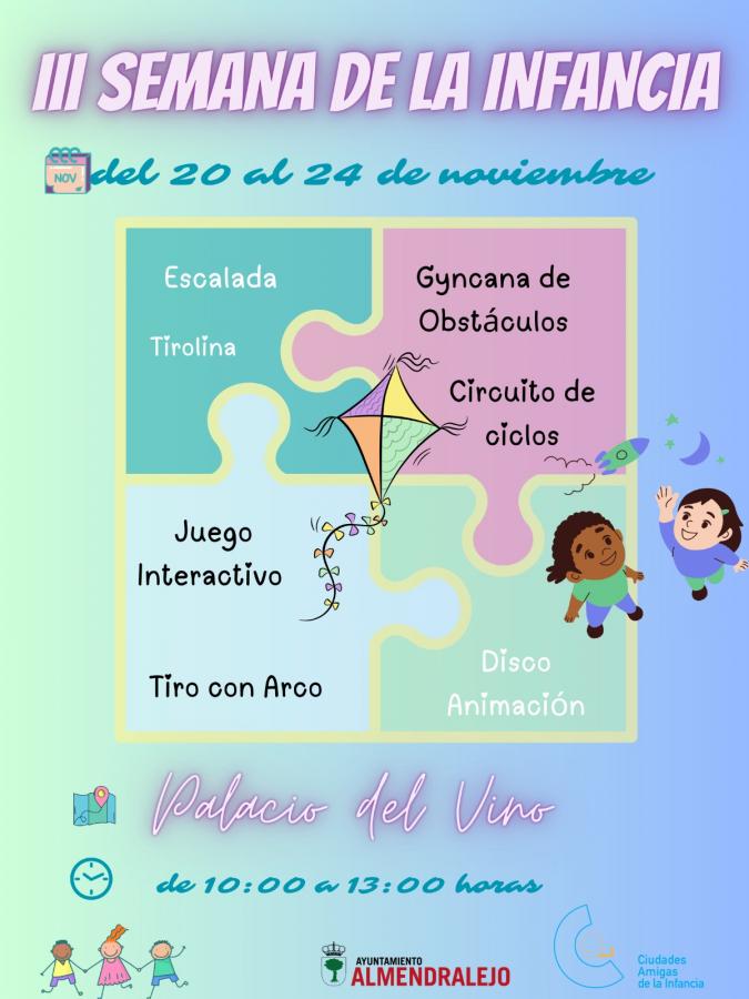 Escolares de Primaria participan en las actividades del día de la infancia