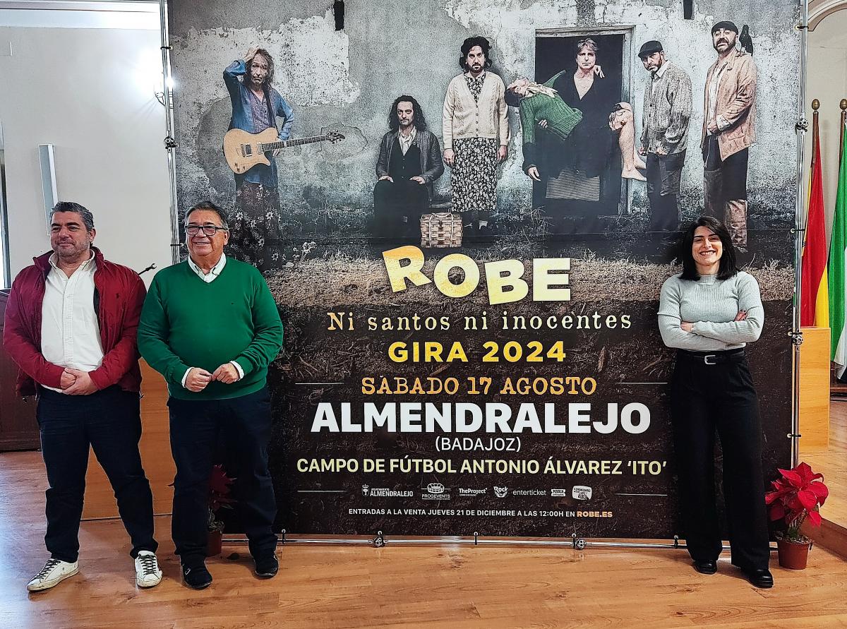 Las entradas del concierto de Robe en Almendralejo se ponen a la venta este jueves