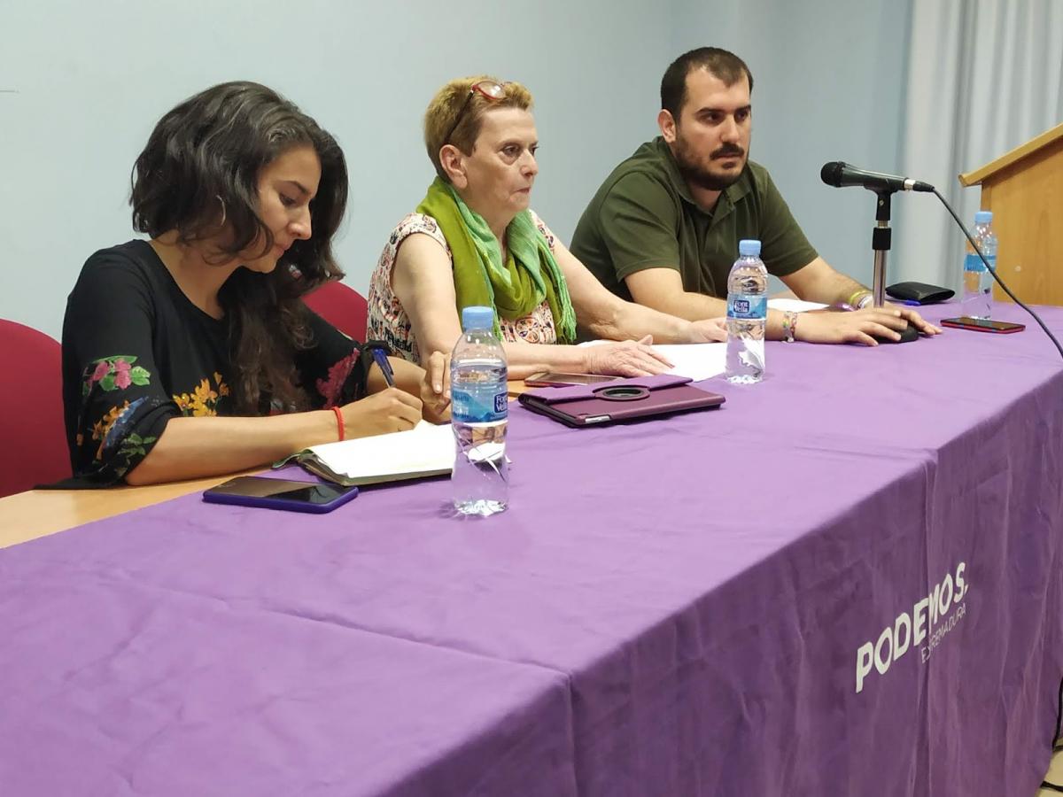 Podemos transmite varias propuestas al equipo de gobierno en una reunión