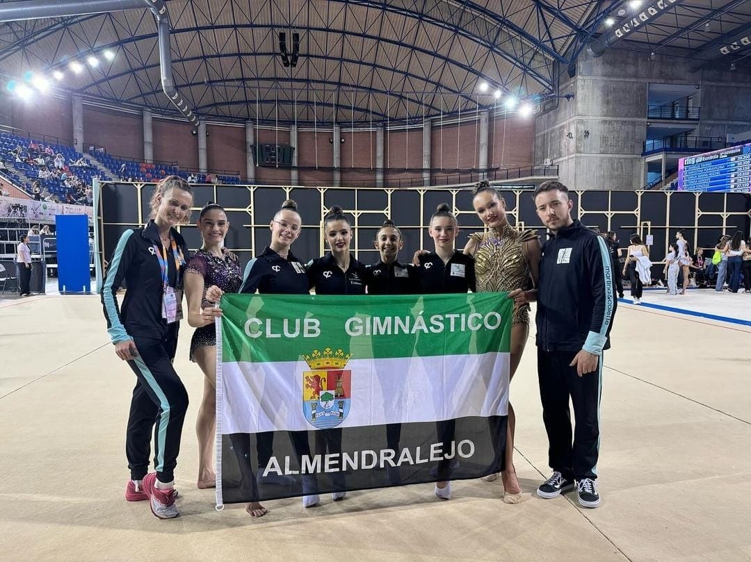 El Club gimnástico Almendralejo consigue la permanencia en primera división 