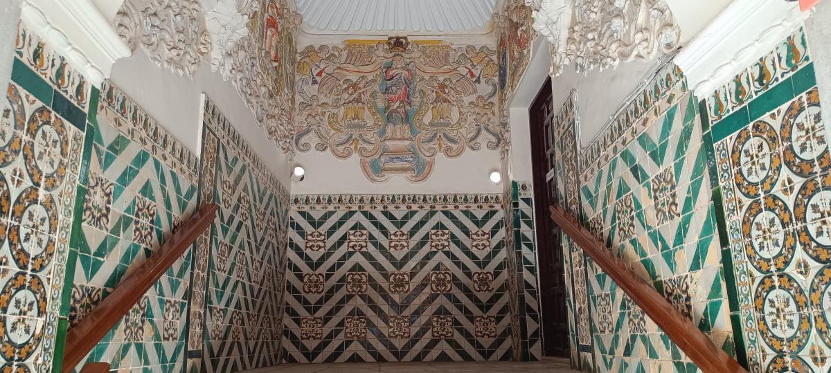 Un estudio muestra que los azulejos del Palacio de Monsalud son previos a su edificación 