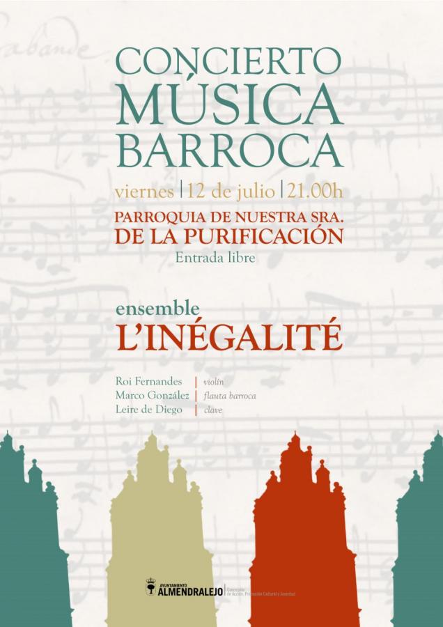 Ensemble L’Inégalité ofrecerá un concierto de música barroca con instrumentos de la época