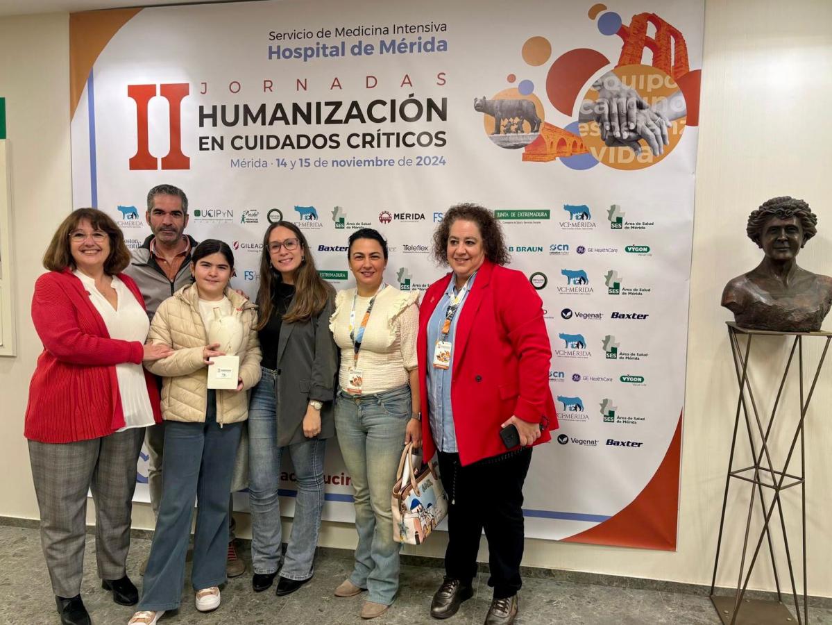 ADMO recibe un reconocimiento en las Jornadas de Humanización en Cuidados Críticos