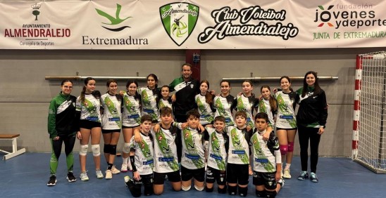 El CV Almendralejo asistirá a la Copa de España con el infantil femenino y alevín masculino