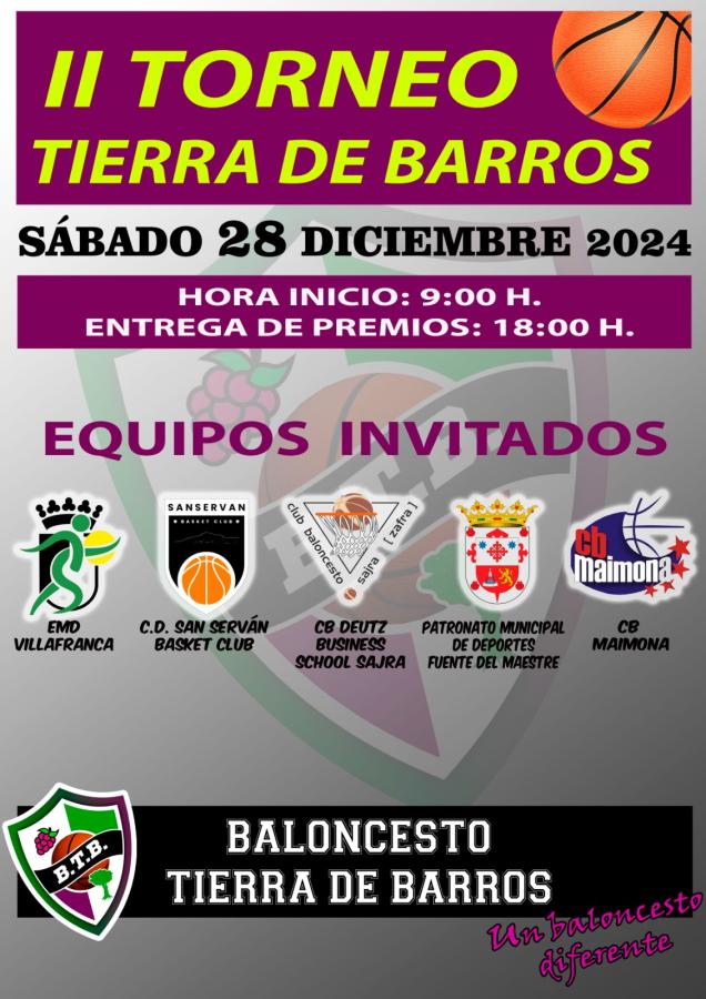 El BTB reunirá a más de 200 niños en el torneo de baloncesto Tierra de Barros