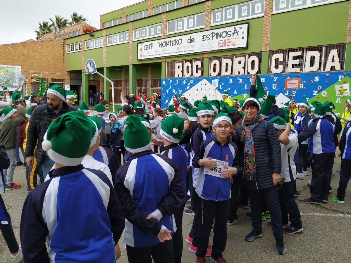 Montero de Espinosa reúne a más de 850 alumnos en la San Silvestre escolar