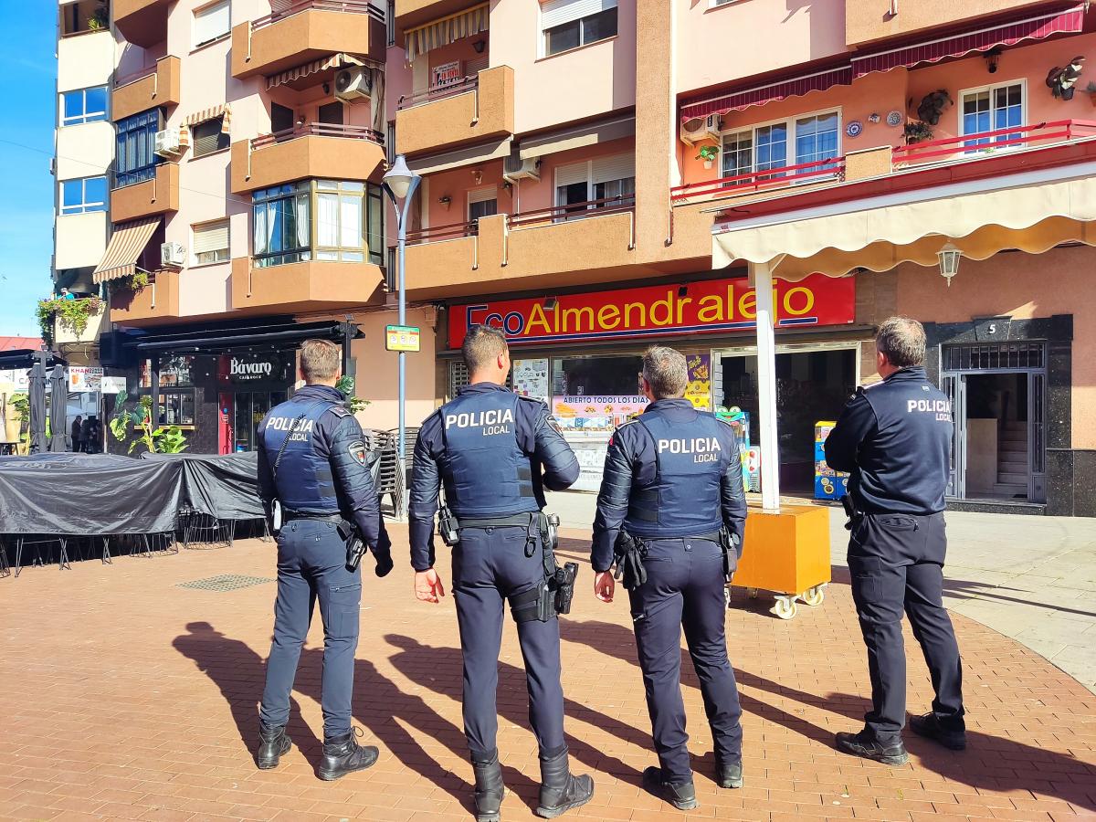 El número de efectivos de policía se reforzó en Almendralejo por el apagón