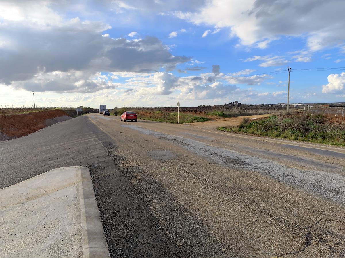 Modificarán la geometría de acceso para poder cruzar hacia el camino Malos Vinos