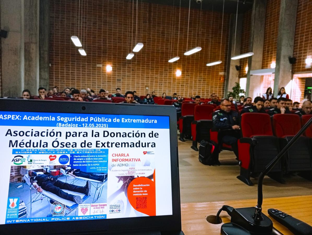 Iniciado el maratón policial de sangre y médula ósea