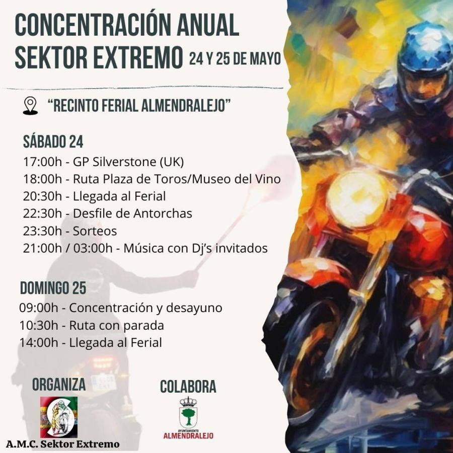 Una concentración motera abierta a todos los ciudadanos programa diversas actividades