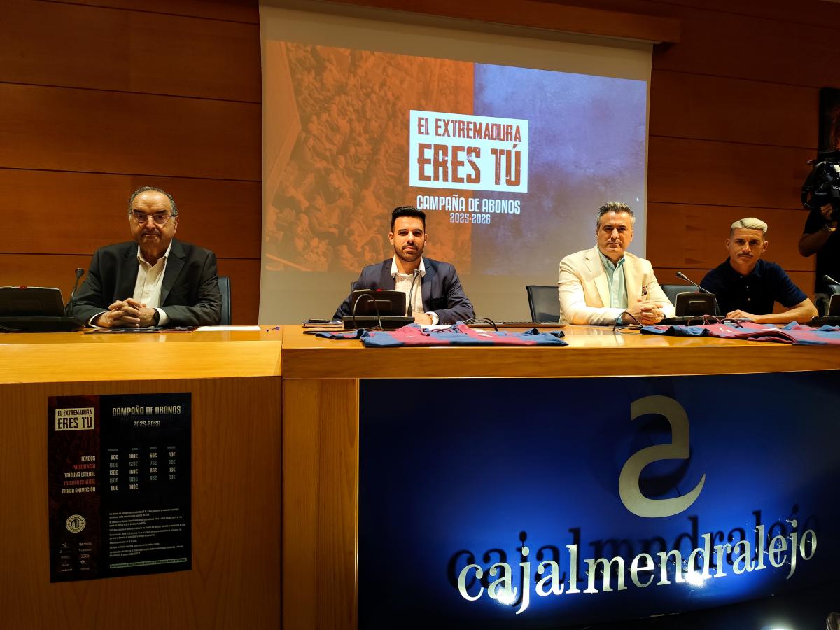 El Extremadura presenta sus nuevos proyectos para la próxima temporada