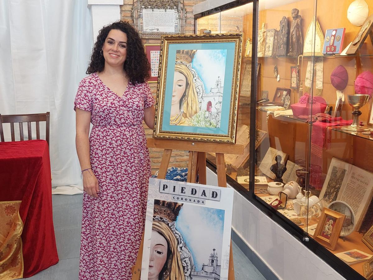 Marta González es la autora del cartel de la procesión de bajada de la Virgen de la Piedad