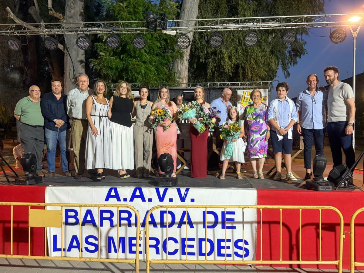 Sara Fernández Gutiérrez es la nueva reina de la Asociación de Vecinos de Las Mercedes 