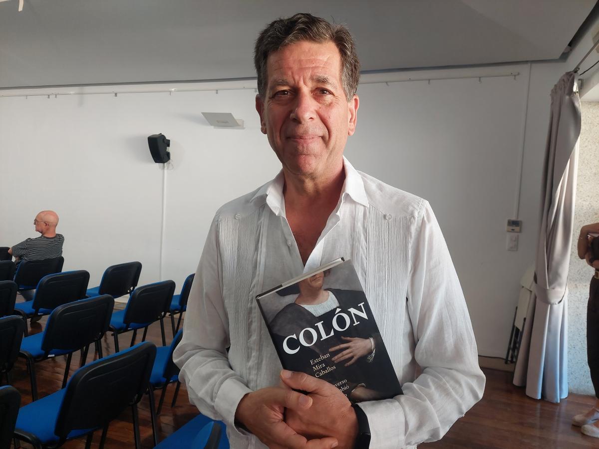 Esteban Mira presentó su último libro “Colón el converso que cambió el mundo” 
