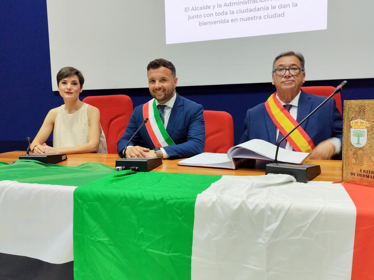 El alcalde valora positivamente las colaboraciones con el municipio de Ceprano