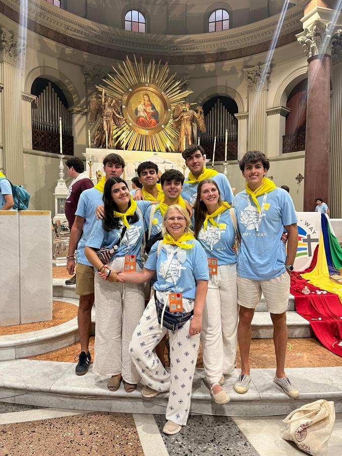 Un grupo de Almendralejo participa en el Jubileo de los Jóvenes en Roma