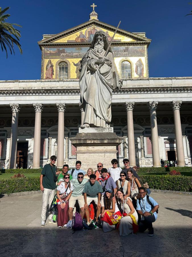 Un grupo de Almendralejo participa en el Jubileo de los Jóvenes en Roma
