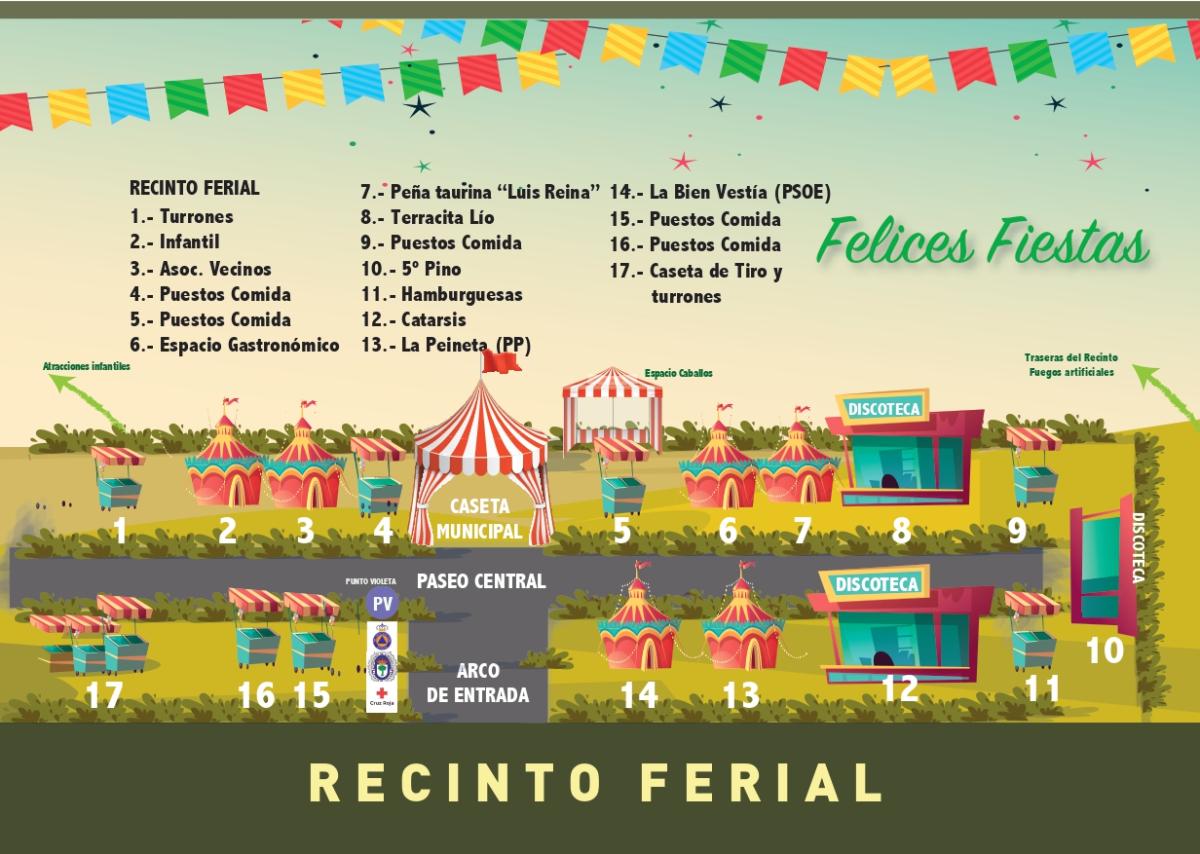 Más de 3.000 farolillos se han instalado en el recinto ferial 