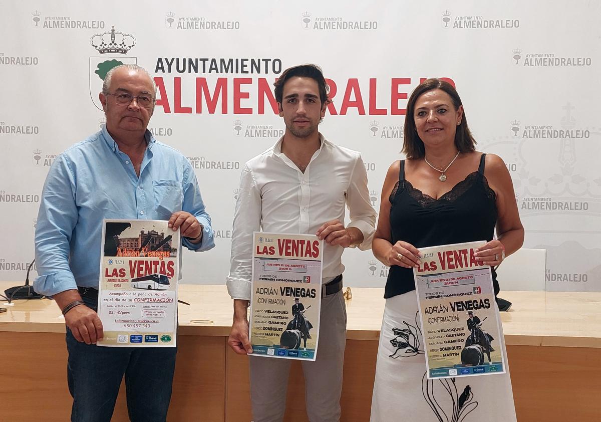 Las Ventas acogerá este jueves la confirmación de la alternativa de Adrián Venegas