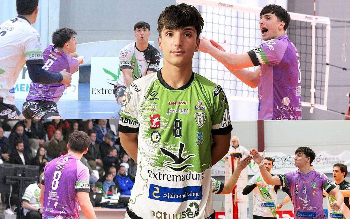 El Club Voleibol Almendralejo renueva a Alexandru Andrei