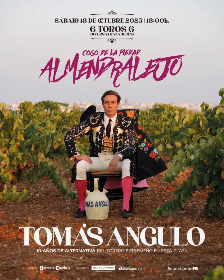 Tomás Angulo celebrará el décimo aniversario de su alternativa en Almendralejo