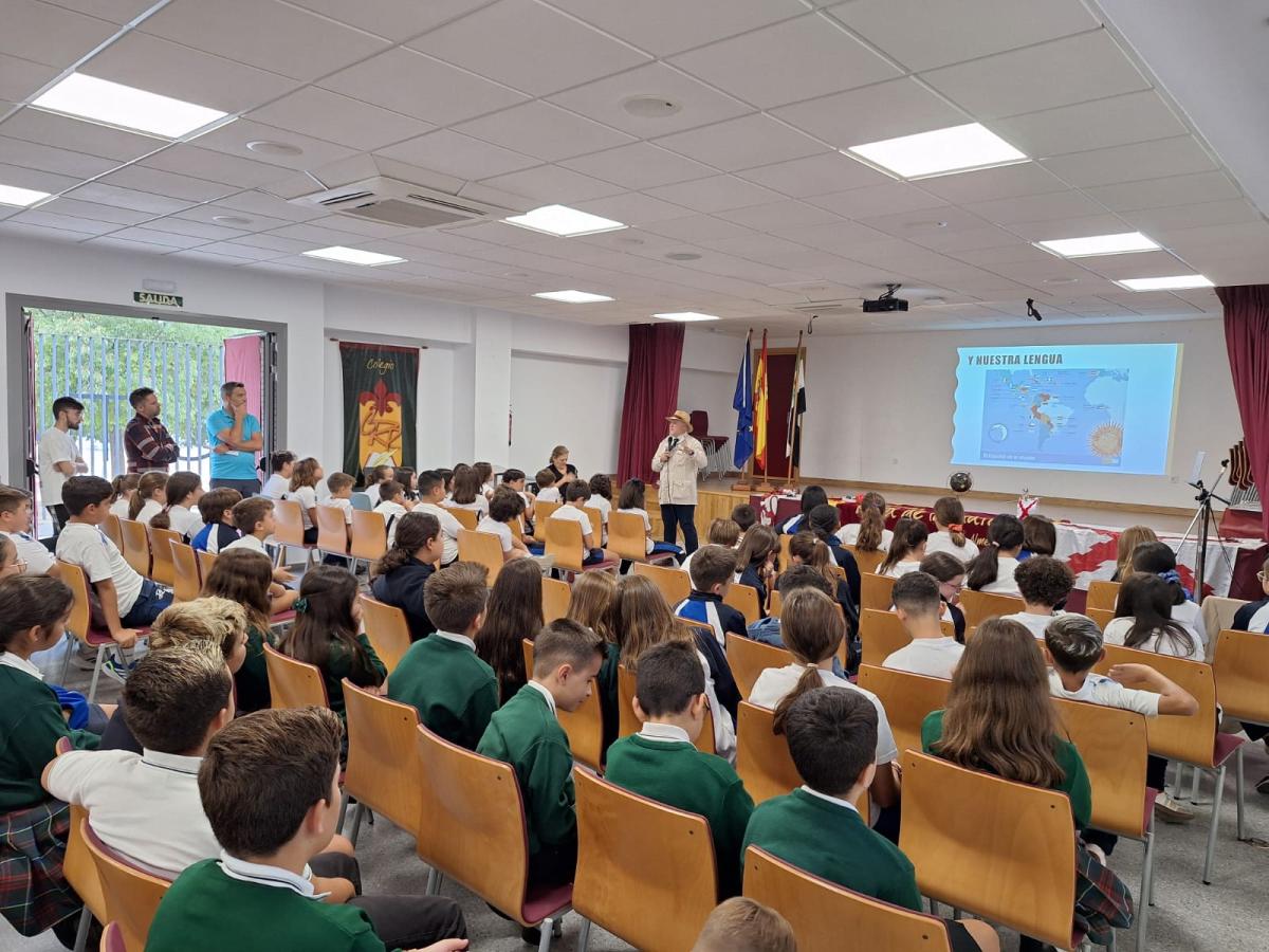 Rotary Guadalupe Hispanidad lleva a los colegios la influencia de Extremadura en América