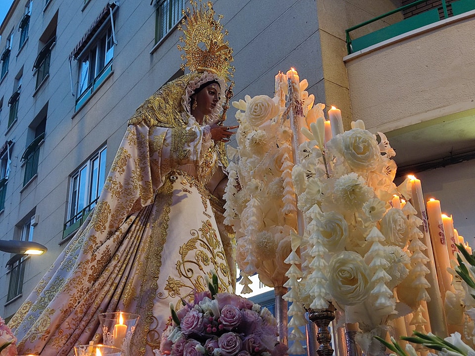 La Virgen del Rosario procesionará este sábado por las calles de la ciudad