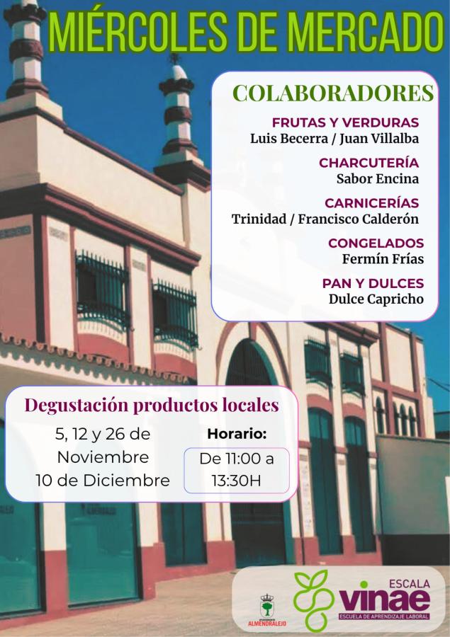 La escuela profesional de hostelería ofrecerá degustaciones los miércoles en el mercado