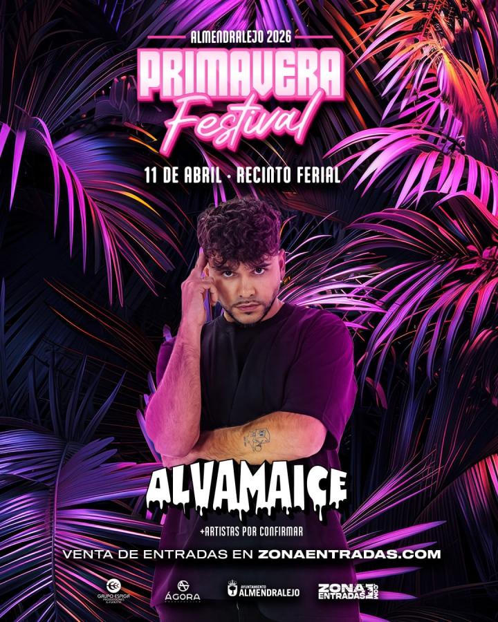 Alvama Ice será cabeza de cartel en el Festival de la Primavera