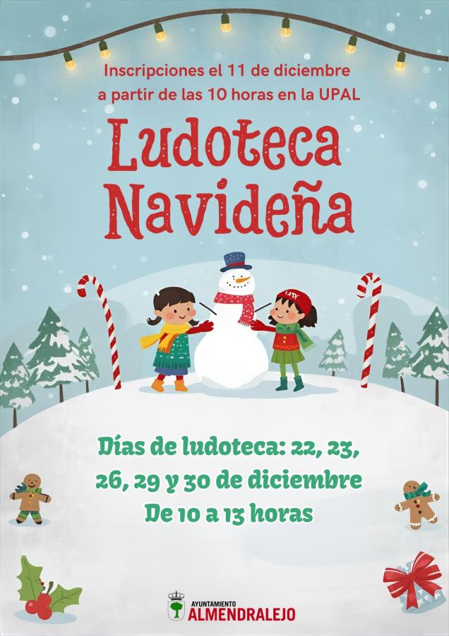Este jueves comienza el plazo de inscripciones para la ludoteca infantil