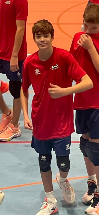 Jorge Parra Asuar regresa de la concentración con la Selección Española Sub15 