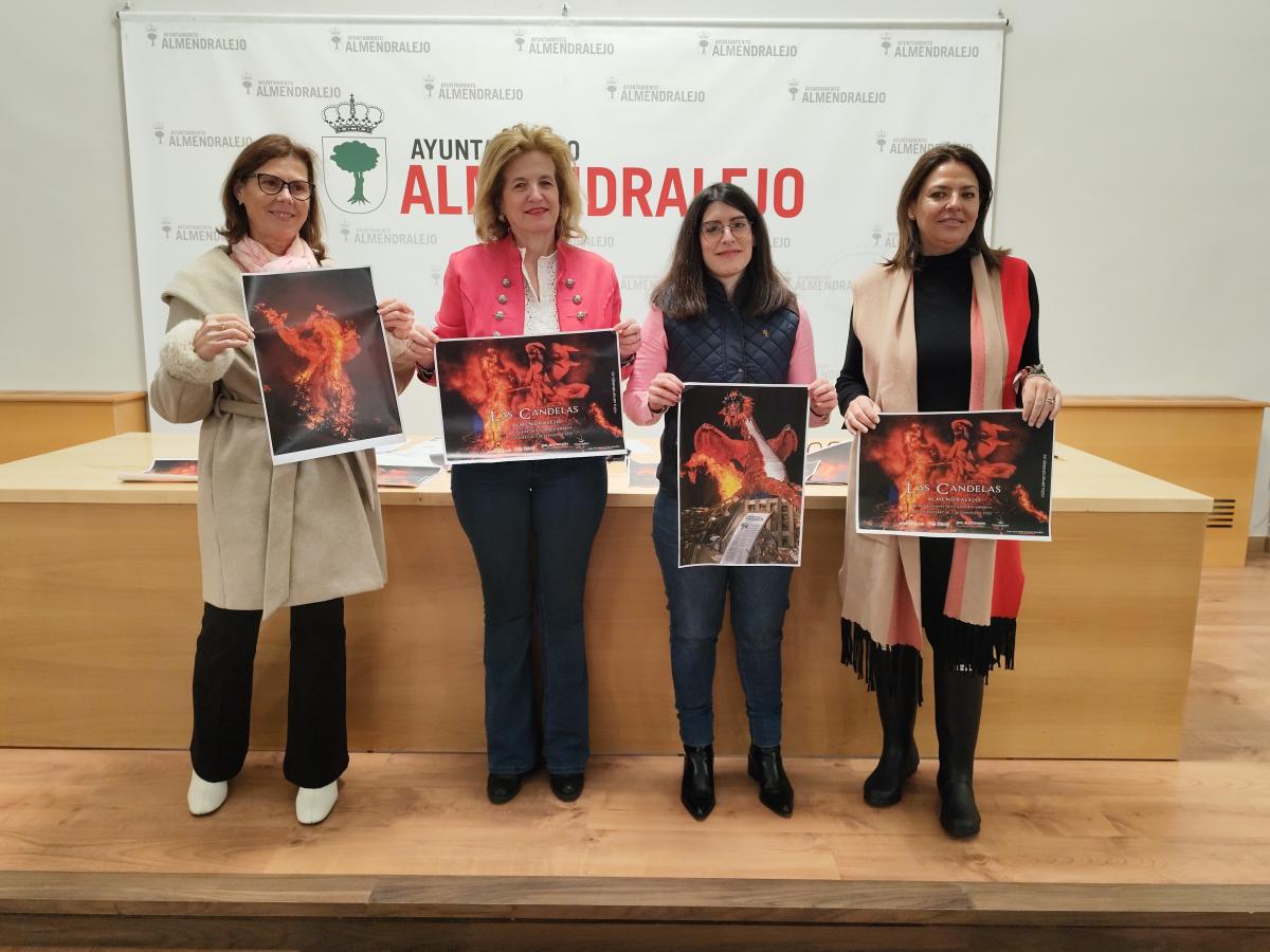 Una fotografía de Ana Isabel Campos ilustra el cartel de las Candelas