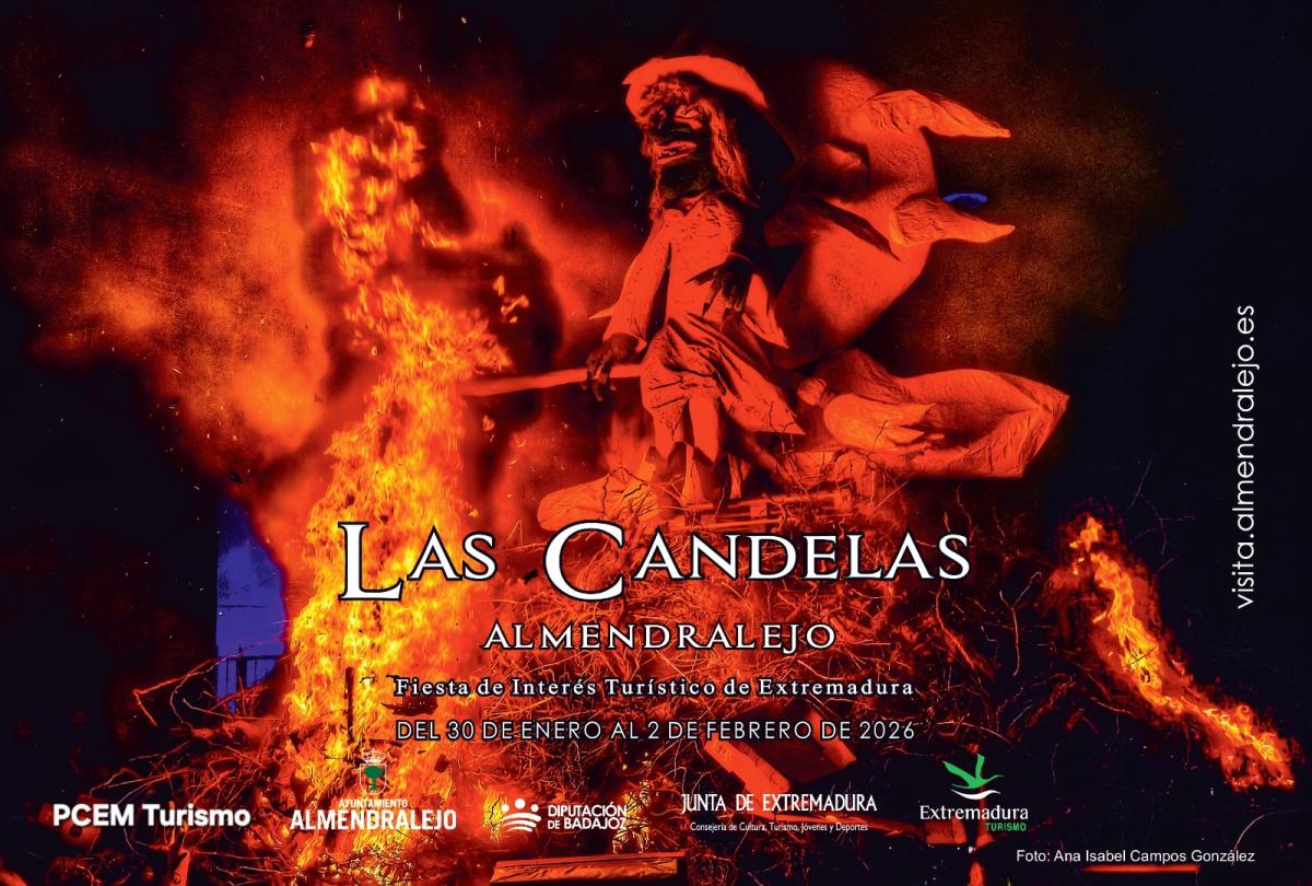 Una fotografía de Ana Isabel Campos ilustra el cartel de las Candelas