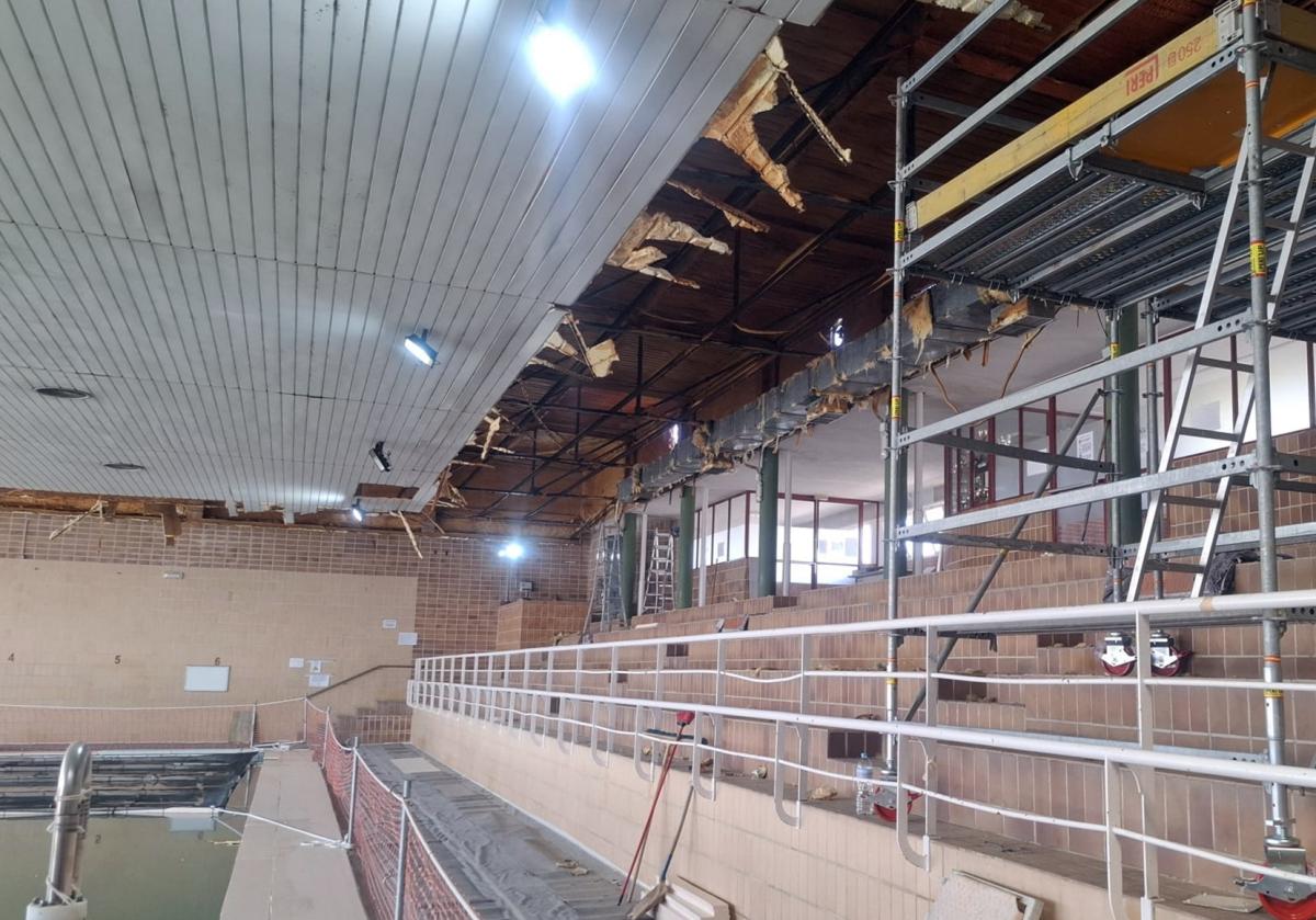 El Gobierno local prevé que las obras de la climatizada finalicen en febrero