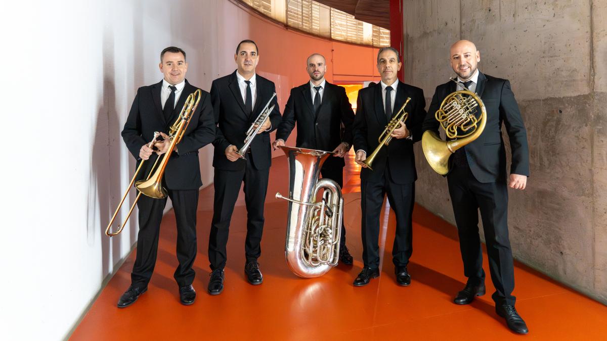 Un quinteto de metales de la Orquesta de Extremadura actuará este sábado en el teatro