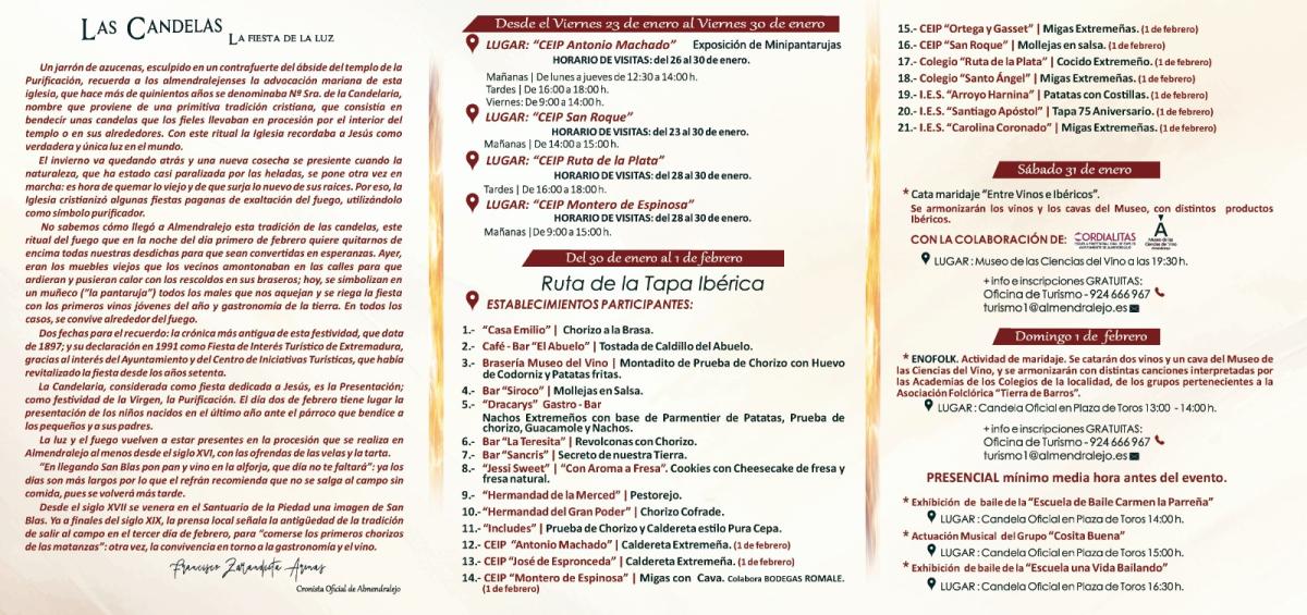 Más de 60 hogueras inscritas para participar el domingo en las Candelas