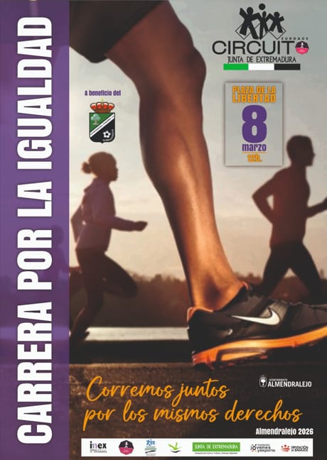 La inscripción de la carrera por la Igualdad se destinará al Extremadura Femenino