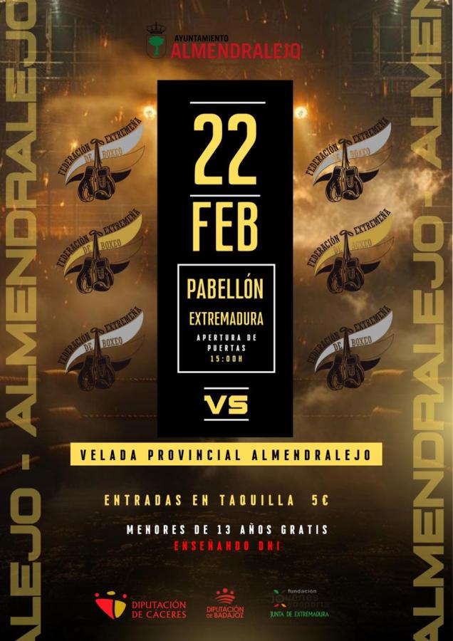 Almendralejo acogerá una velada provincial de boxeo este domingo