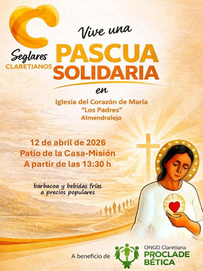 Los Seglares Claretianos organizan una Pascua Solidaria el próximo domingo