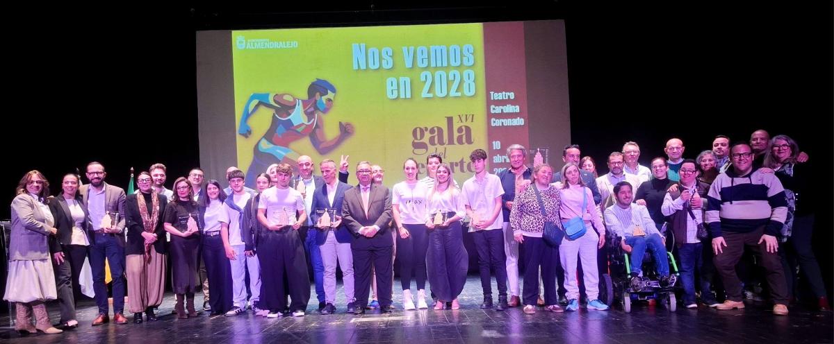 Almendralejo celebró la gala de los Premios del Deporte con diferentes reconocimientos