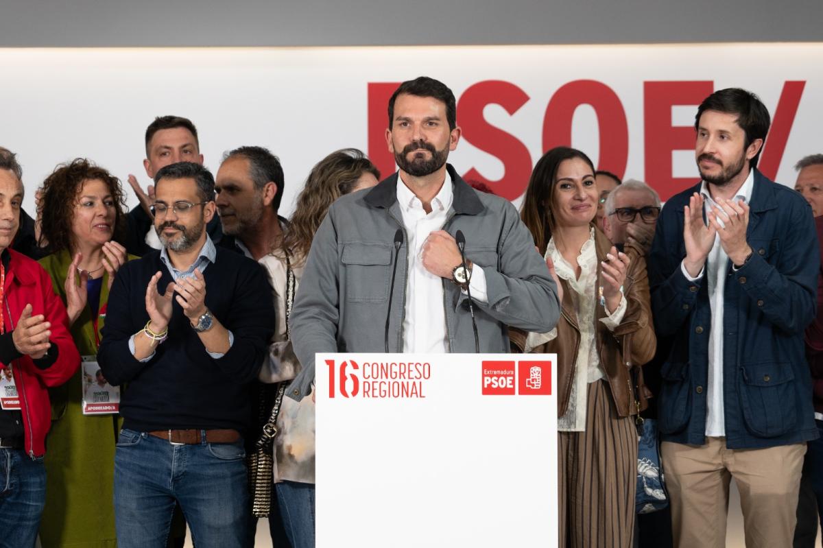 Álvaro Sánchez Cotrina, nuevo secretario general del PSOE de Extremadura