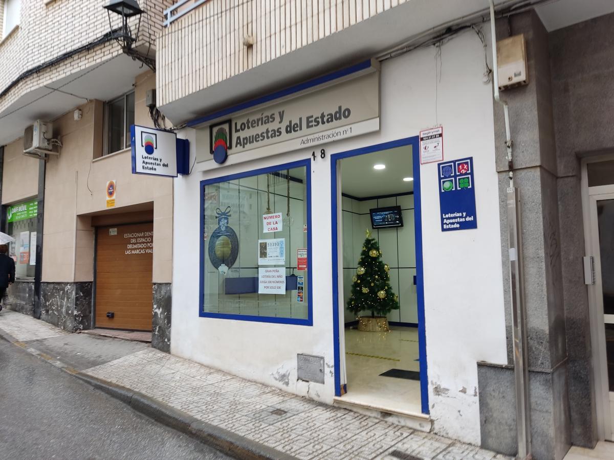 El primer premio de la lotería nacional tocó este sábado en Almendralejo