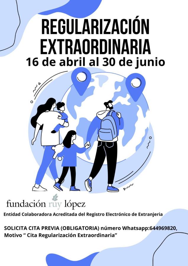 Fundación Ruy López tramita la regularización extraordinaria de extranjería                                                                               