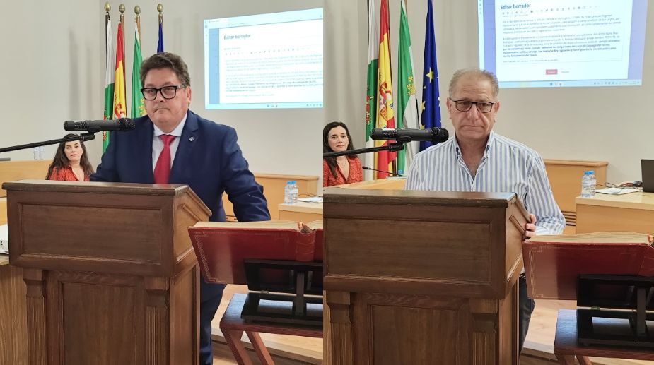 Antonio Fernández (PSOE) y Ángel María Díaz (Vox) se suman a la corporación municipal